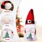 2 Pack Christmas Gnomes Decorations, Christmas Gnomes Plush Handmade Christmas Decor Gnome Gifts with Wooden Signs for Tiered Tray Table Hodiday Party Decor Christmas Elf Santa Ornaments Farmhouse
